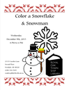 Color a Snowflake and Snowman.png