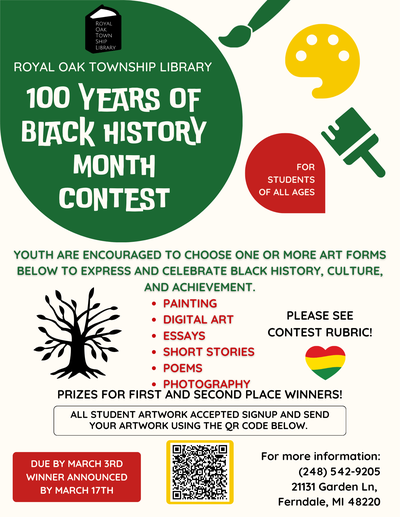 Black History Art Contest student art contest